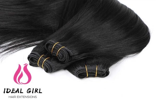 Black human hair weft - Image 2