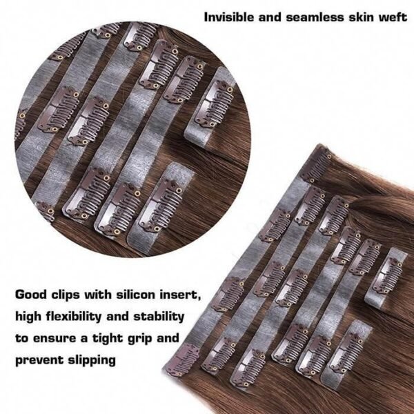 PU Clip-in Hair Extensions - Image 4